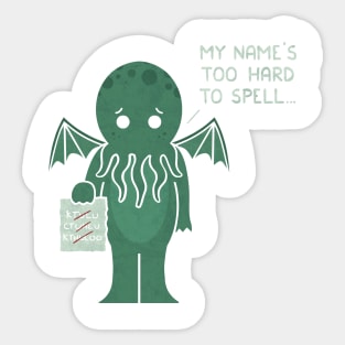 Monster Issues - Cthulhu Sticker